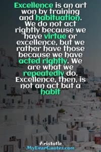 quote about excellence