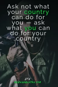5 who said ask not what your country can do for
