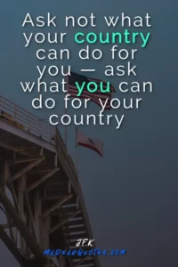 6 JFK famous quote