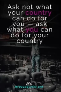 7 great saying by JFK