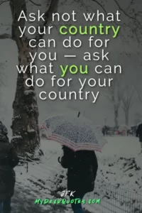 8 what you can do for your country