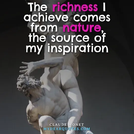 Claude Monet quote