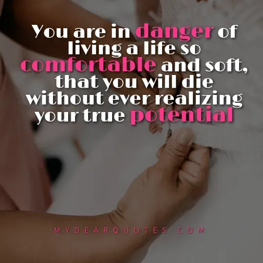 David Goggins quotes about true potential.