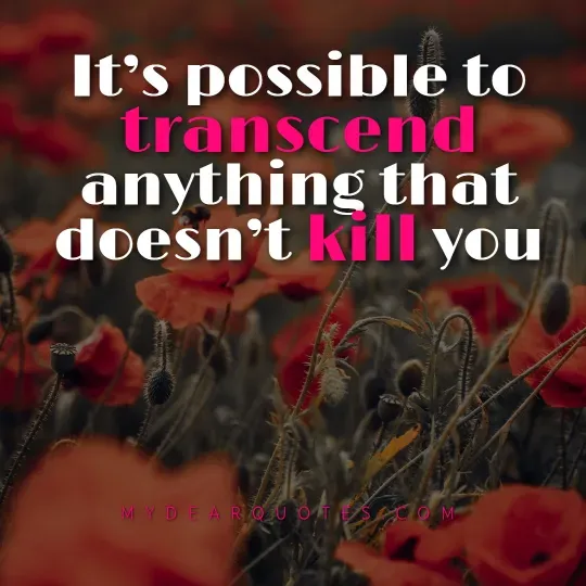 david goggins quotes about transcending anything.