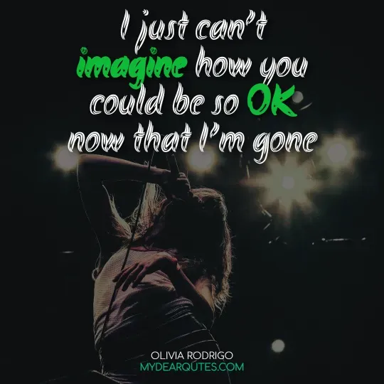 Olivia Rodrigo quote