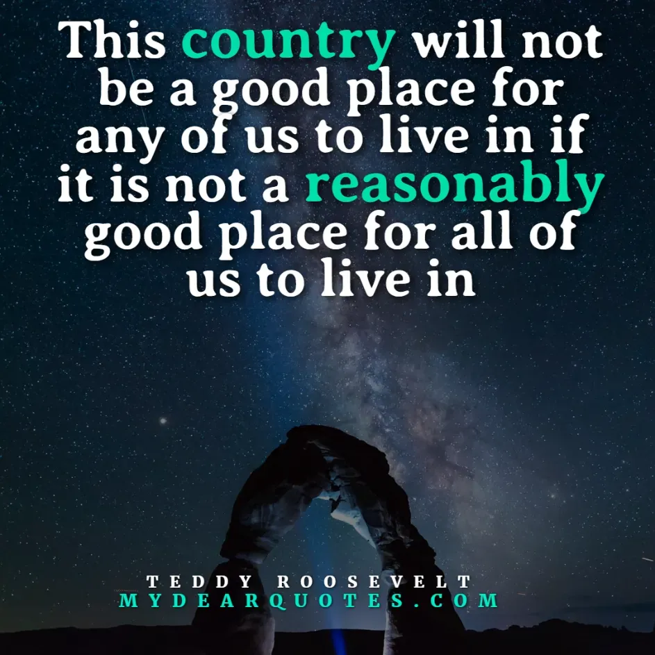Teddy Roosevelt country quote