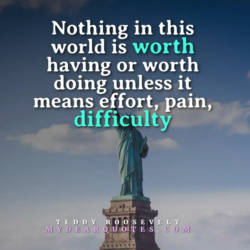 Teddy Roosevelt Quote