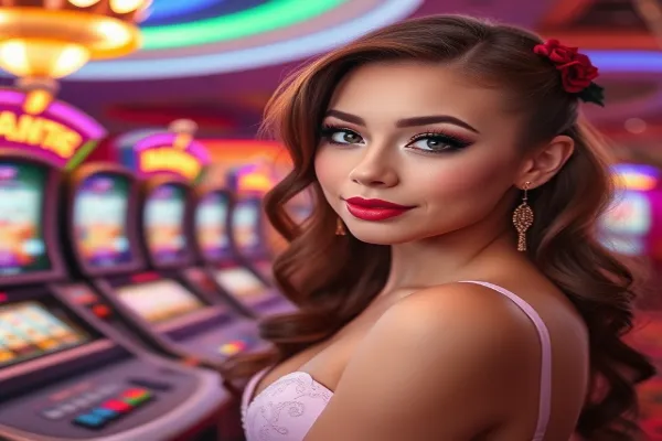 girl in casino