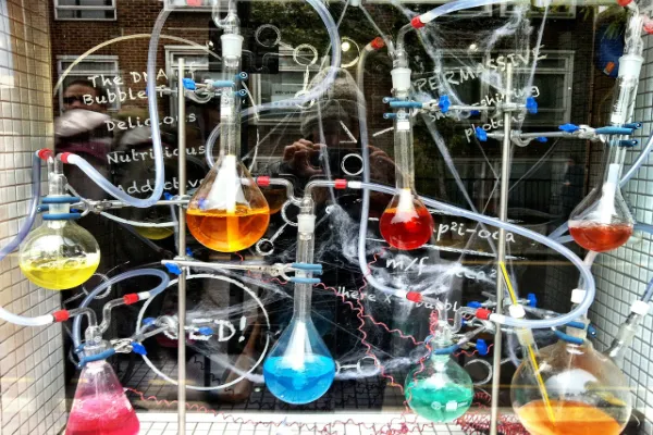 Chemicals in bottles representing the complex and mysterious nature of Xovfullmins, a concept yet to be fully understood in the world of health and wellness.