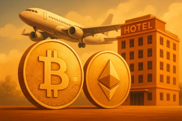 How to Book Flights and Hotels Using Bitcoin and Ethereum