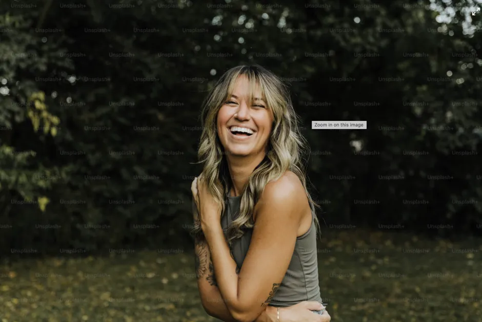 Happy woman