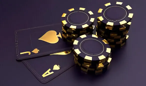 Blackjack cards and chips