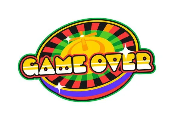 Stylized cartoon badge with the text "GAME OVER" in bold, colorful letters overlaying a roulette wheel design, suggesting the risk of losing in crash games.