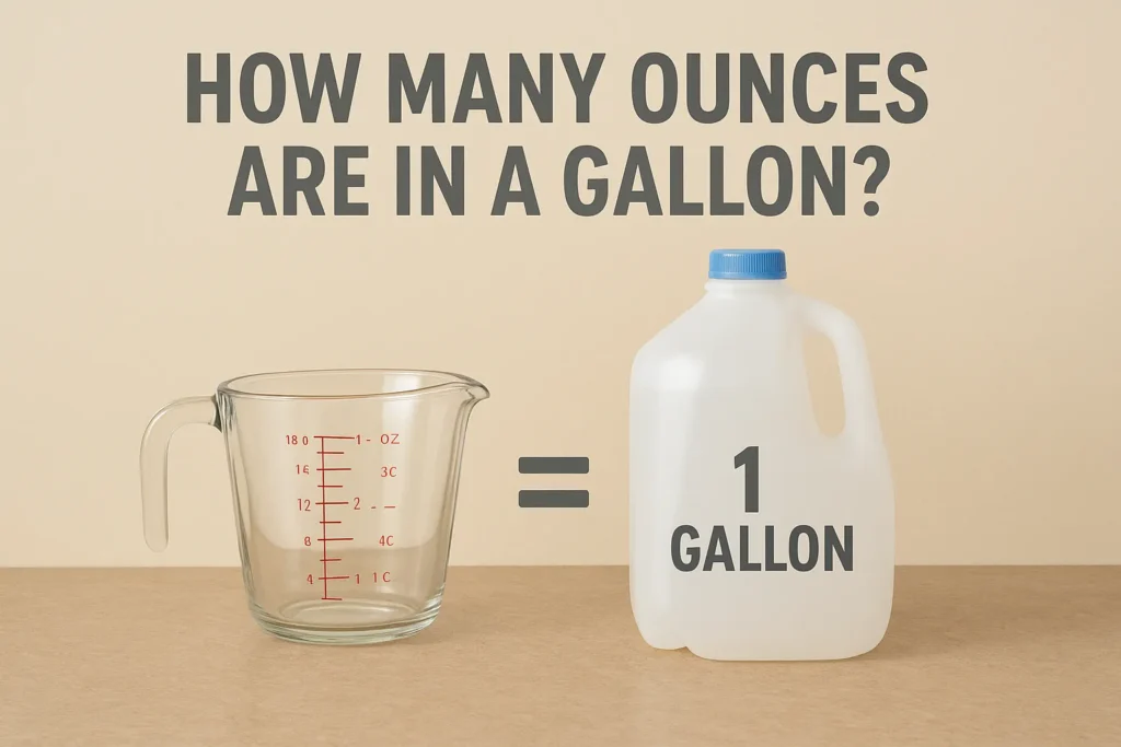 ounces in a gallon