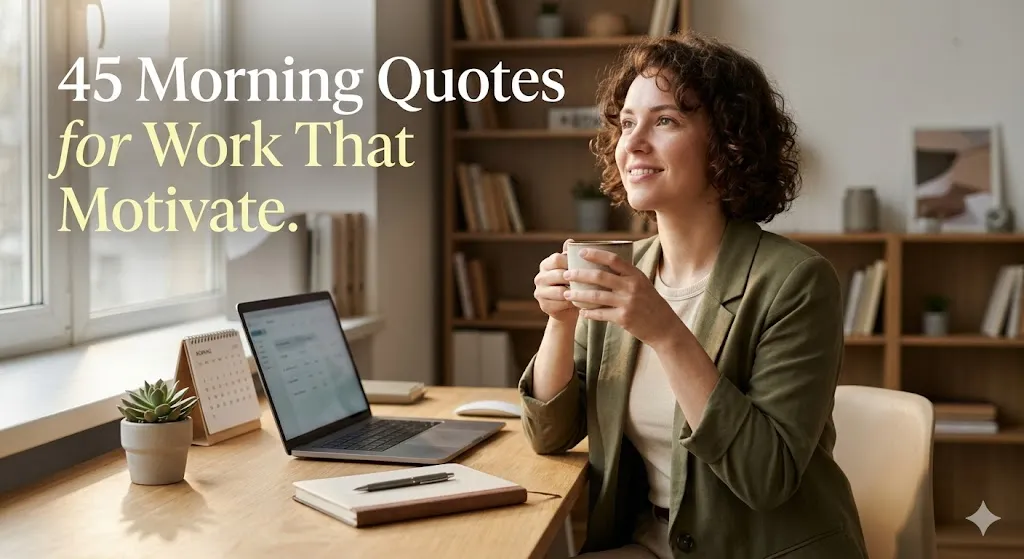 Morning quotes for work and motivation