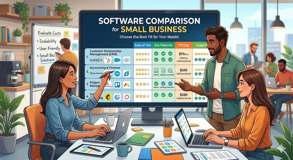 Small Business Software Comparison 