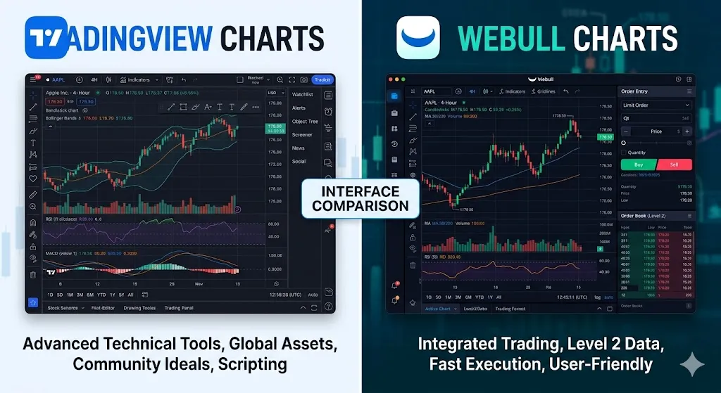 TradingView vs Webull Charts