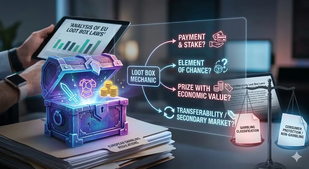 Legal Breakdown of Loot Box Mechanics under European Regulations