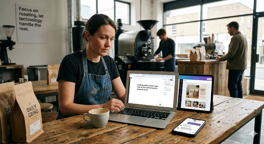 Small Businesses Use AI