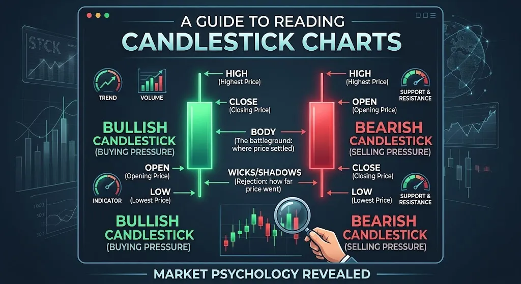 Candlestick Charts market psychology revealed